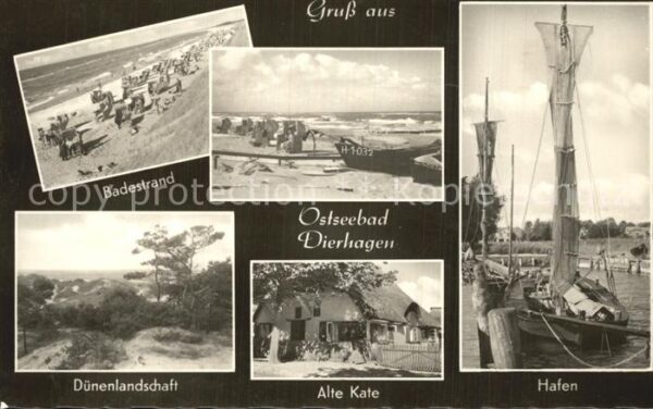 Dierhagen Ostseebad Badestrand Dünenlandschaft Alte Kate Ha