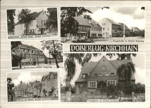 Kirchhain Doberlug-Kirchhain HOG Grüner Berg Rautenstock Rathaus Mar