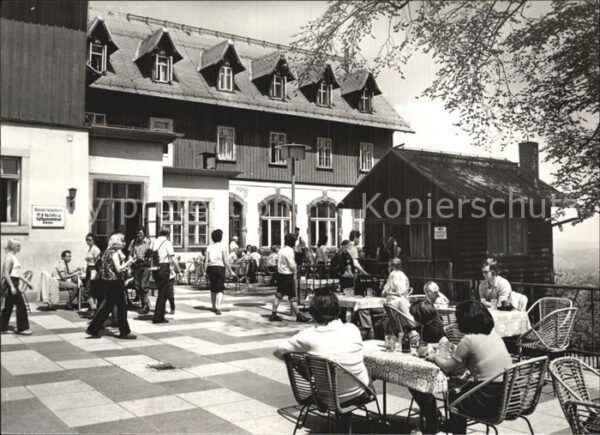 Grosser Winterberg Terrasse Betriebsferienheim des VEB Ver