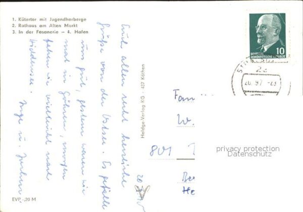 Stralsund Mecklenburg Vorpommern Kütertor Jugendherberge Rathaus Alter M – Bild 2