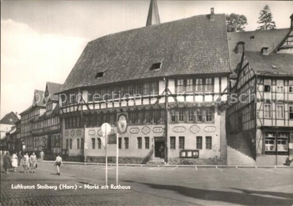 Stolberg Harz Markt mit Rathaus