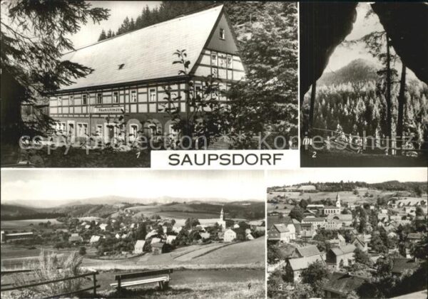Saupsdorf Räumichtmühle Kleinsteinhöhle Ortsansic