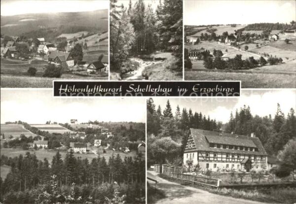 Schellerhau Teilansichten Höhenluftkurort