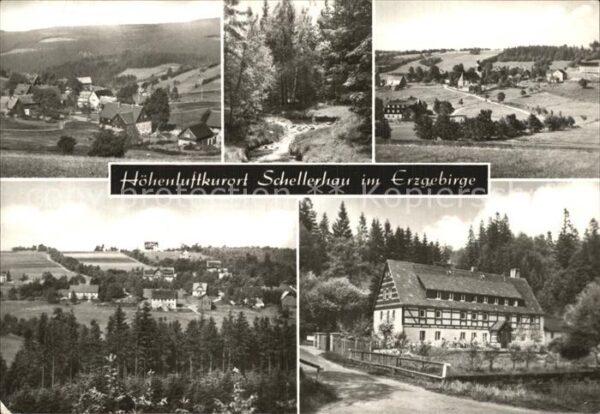 Schellerhau Teilansichten Höhenluftkurort