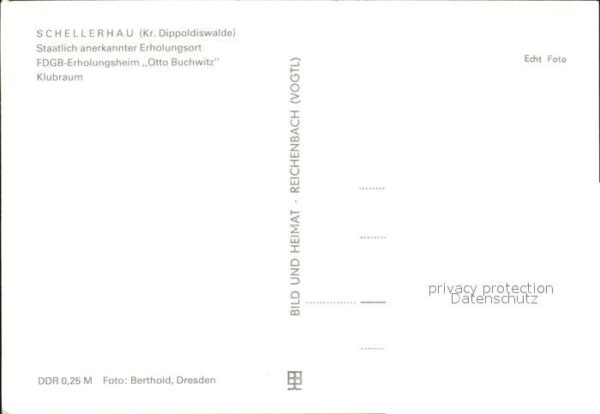Schellerhau FDGB Erholungsheim Otto Buchwitz Klubra – Bild 2