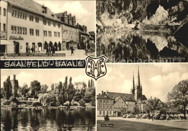 Saalfeld Saale HO Hotel Anker HO Milchbar Marktplatz F