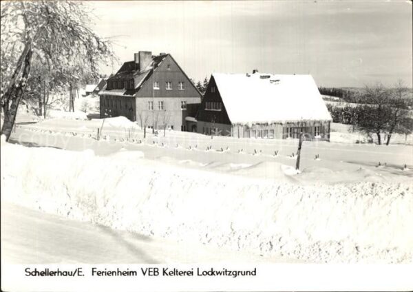 Schellerhau Ferienheim VEB Kelterei Lockwitzgrund W