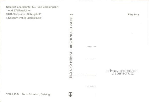 Schellerhau Teilansichten Wintersportplatz HO Gasts – Bild 2