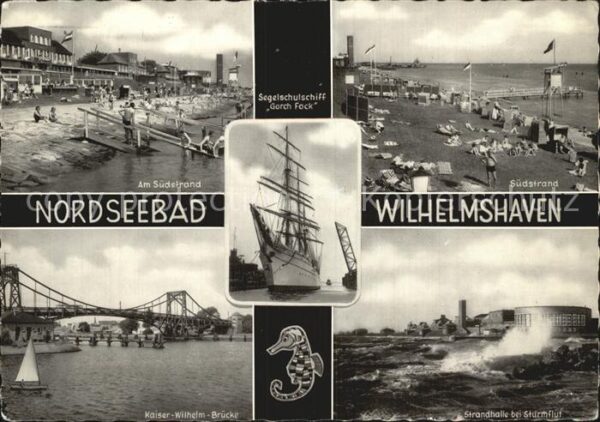 Wilhelmshaven Südstrand Kaiser Wilhelm Brücke Strandh