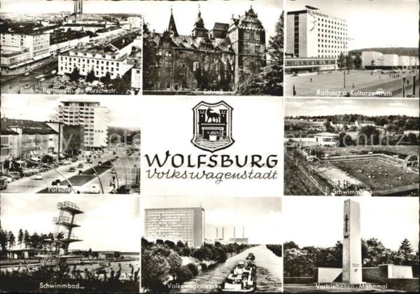 Wolfsburg Volkswagenstadt Porschestrasse Schloss