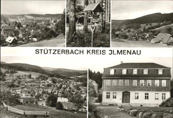 Stuetzerbach Teilansichten Wegweiser am Auerhahn Goe