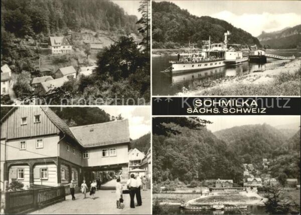 Schmilka Teilansichten Dorfstrasse Dampferanlege