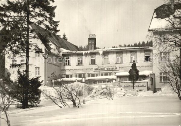 Schierke Harz FDGB Erholungsheim Hermann Gieseler im