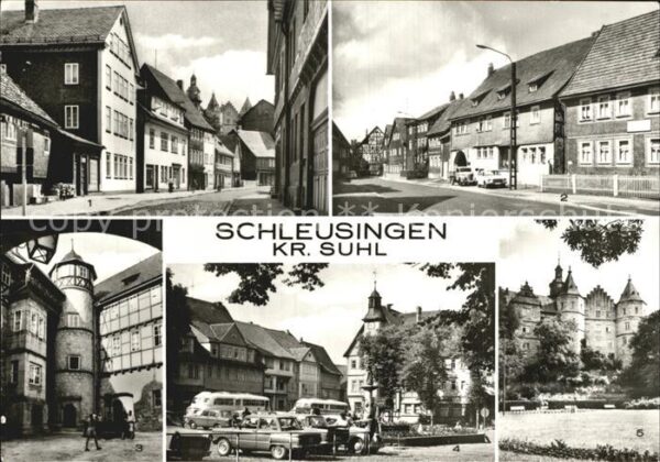 Schleusingen Bahnhofstrasse Schlossstrasse Schloss B