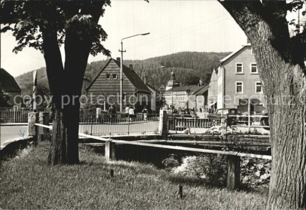 Schmiedeberg  Dippoldiswalde Haupstrasse Brücke