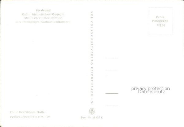 Stralsund Mecklenburg Vorpommern Kulturhistorisches Museum Mittelalterli – Bild 2