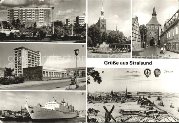 Stralsund Mecklenburg Vorpommern Neubaugebiet Knieper Johannes R Becher