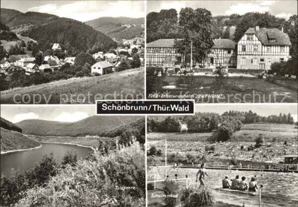 Schoenbrunn Schleusegrund Teilansicht FDGB Erholungsheim Zur Hütt