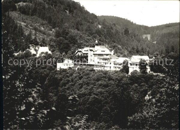 Schwarzburg Thueringer Wald Reichsbahn Erholungsheim Ernst Thälmann