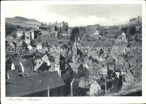 Monschau Blick über die Altstadt