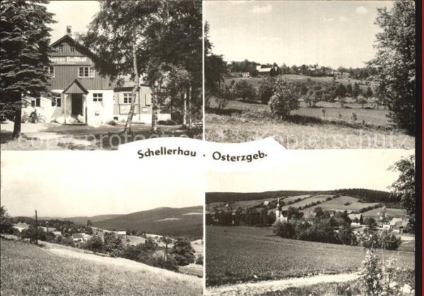 Schellerhau Panorama Landschaft Oberer Gasthof