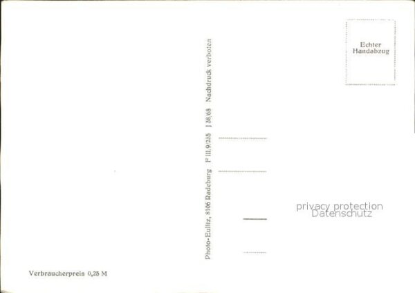 Schellerhau Teilansicht Handabzug – Bild 2