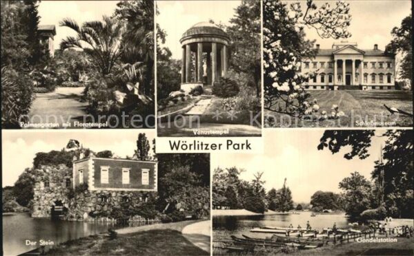 Woerlitz Palmengarten mit Floratempel Venustempe