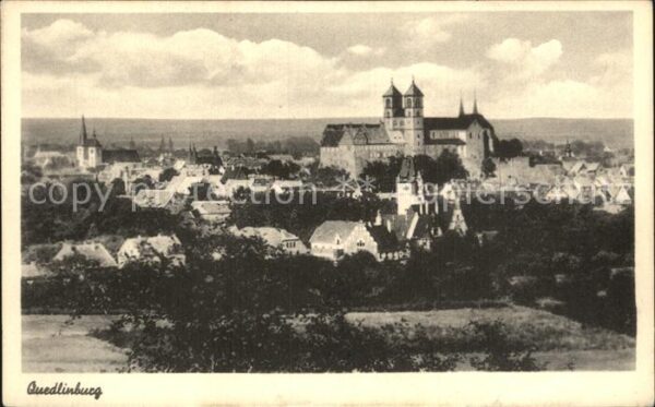 Quedlinburg Panorama mit Schloss