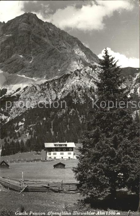 Ehrwald Tirol Gasthaus Pension Alpenglühen Ehrwalder