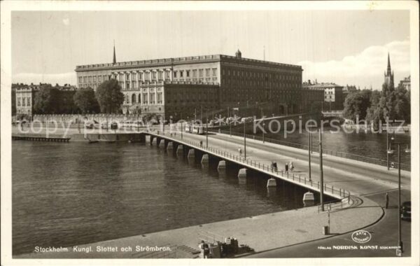 Stockholm Slottet och Strömbron