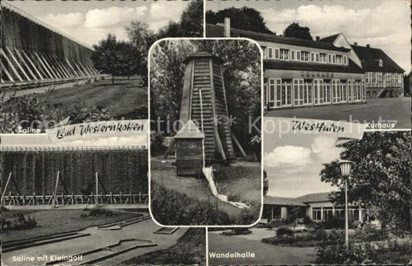 Bad Westernkotten Saline Kurhaus Kleingolf Wandelhalle Tu