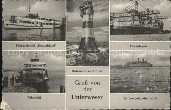 Unterweser Fahrgastschiff Deutschland Fährschiff R
