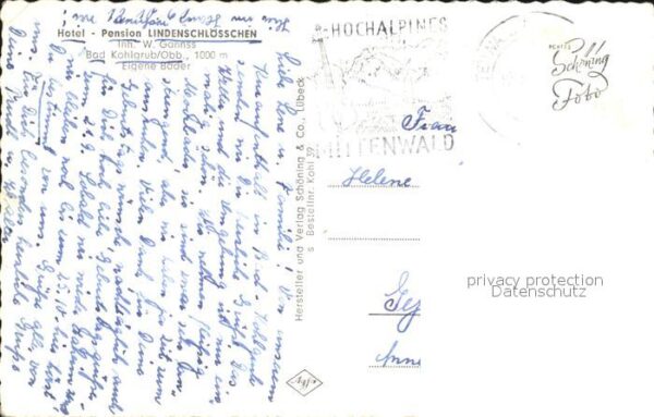 Bad Kohlgrub Hotel Pension Lindenschlösschen Moorbd – Bild 2