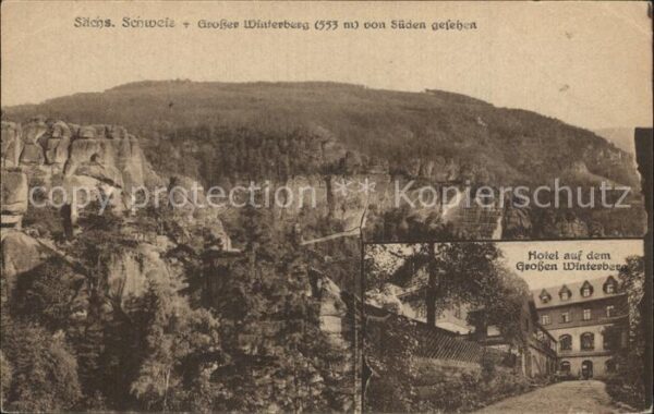 Saechsische Schweiz Grosser Winterberg Hotel