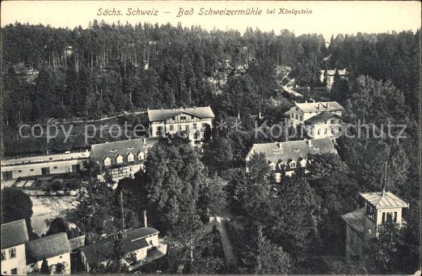 Bad Schweizermuehle Saechsische Schweiz Teilansicht
