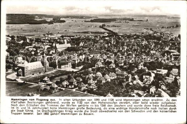 Memmingen Fliegeraufnahme