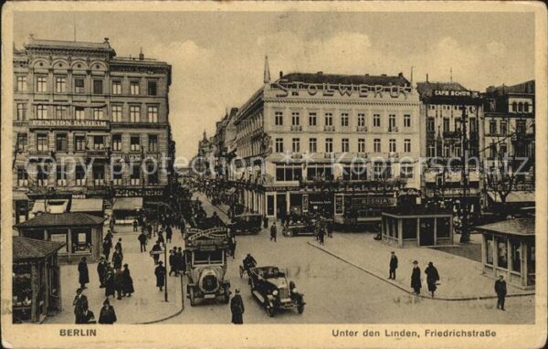 Berlin Unter den Linden Friedrichstrasse
