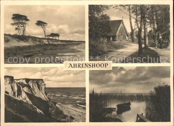 Ahrenshoop Ostseebad Windflüchter im Darss Dorfkirche Hohes