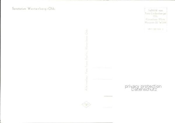 Wartenberg Oberbayern Sanatorium Fliegeraufnahme – Bild 2