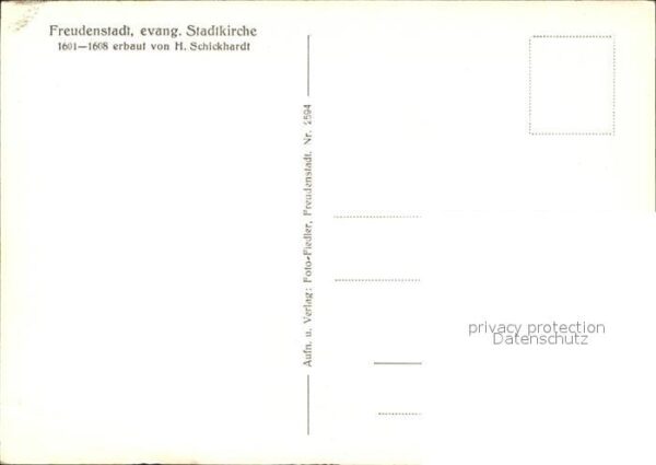 Freudenstadt Ev Stadtkirche Inneres – Bild 2