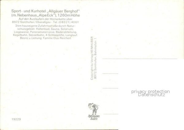 Sonthofen Oberallgaeu Sporthotel Allgäuer Berghof Alpe Eck – Bild 2