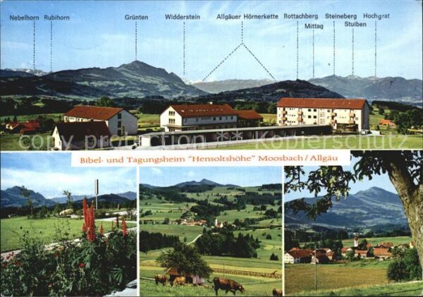 Moosbach Sulzberg Bibel und Tagungsheim Hensoltshöhe Pano
