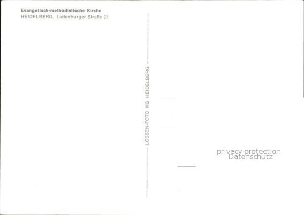 Heidelberg Neckar Ev method Kirche Inneres – Bild 2