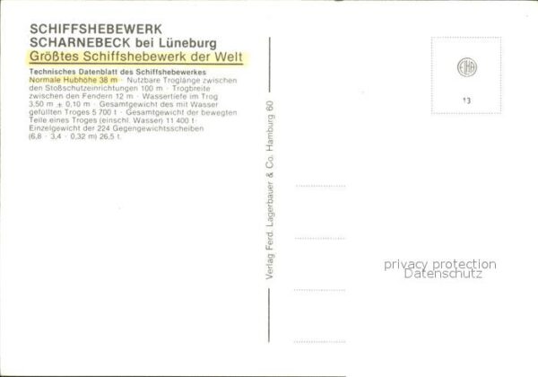 Scharnebeck Lueneburg Schiffshebewerk Teilansichten – Bild 2