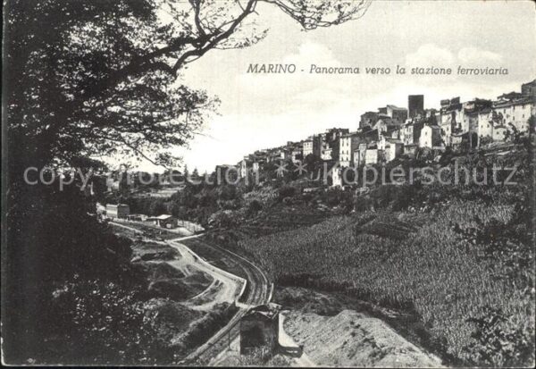 Marino Panorama verso la stazione ferroviaria