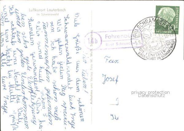 Lauterbach Schwarzwald Wegweiser Kinder Teilansicht – Bild 2