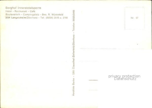 Langelsheim Berghof Innerstetalsperre Segelpartien – Bild 2