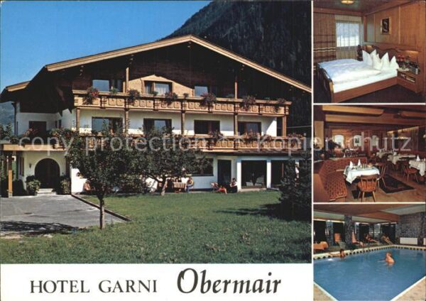 Mayrhofen Zillertal Hotel Garni Obermair Zimmer Gaststube H