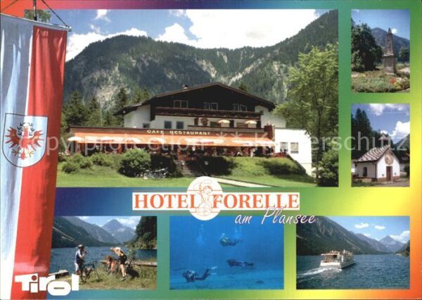 Breitenwang Tirol Hotel Forelle am Plansee Kapelle Radfah