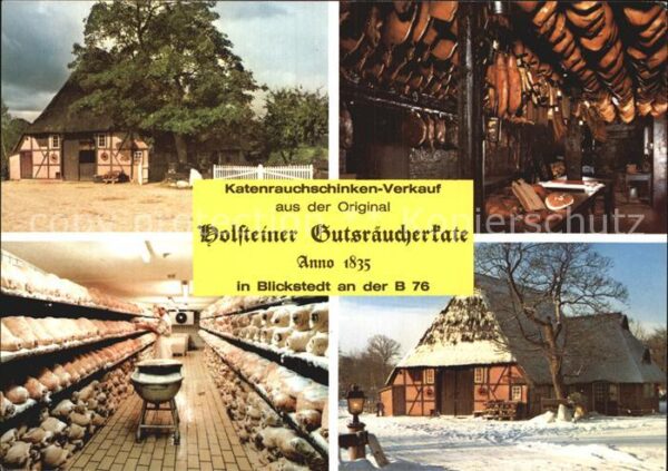 Blickstedt Holsteiner Gutsräucherkate Teilansichte